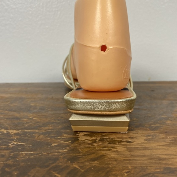 Angel Alarcon Anthropologie metallic square toe sandals - Picture 5 of 12